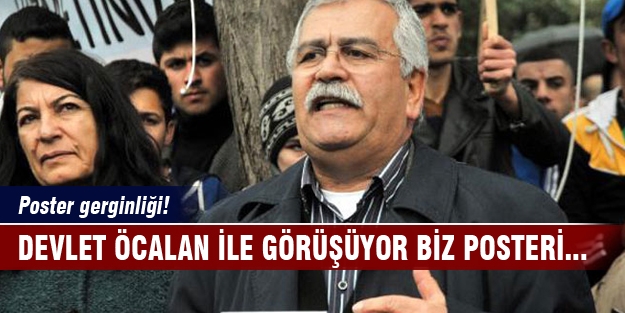 Antalya'da poster gerginliği!