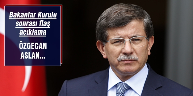 Bakanlar Kurulu sonrası Başbakan'dan flaş açıklama