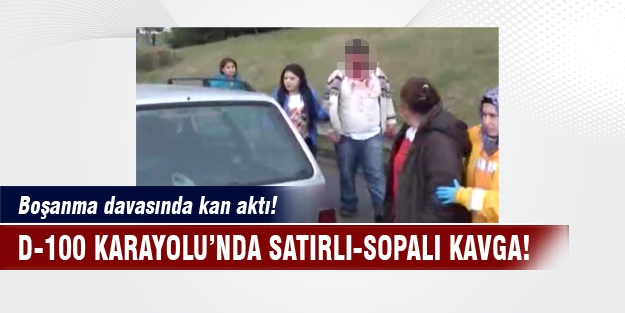 Boşanma davası sonrası kan aktı!
