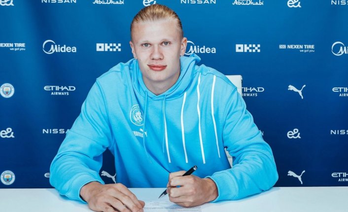 Erling Haaland resmen Manchester City'de