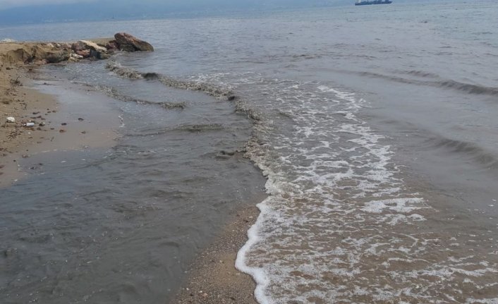 İzmit Körfezi siyaha büründü