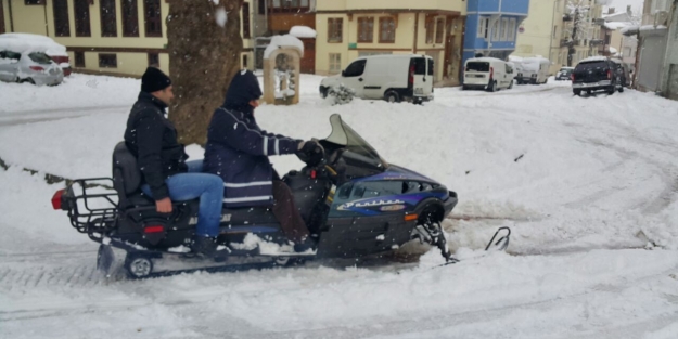 Uludağ şehir merkezine indi!