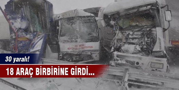 Bozüyük'te zincirleme kaza!