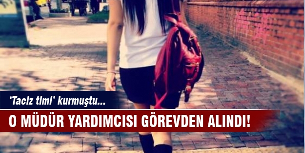 O müdür yardımcısı görevden alındı