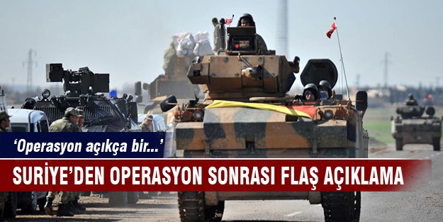 Suriye'den Süleyman Şah operasyonuna tepki!