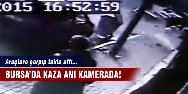 Kaza anı kamerada