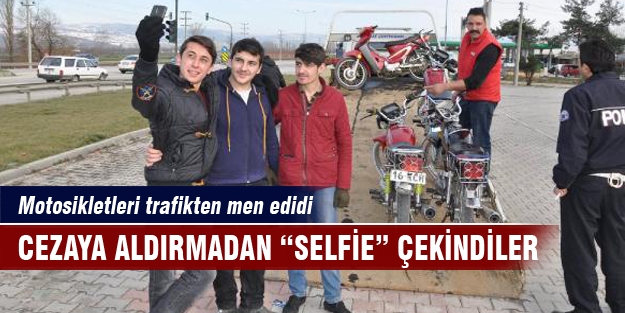 Bu da ceza  selfiesi
