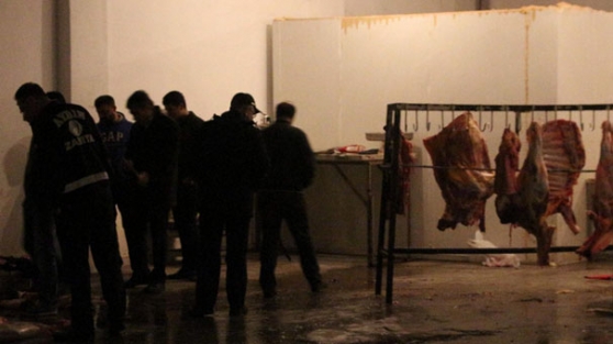 250 kilo kaçak etle yakalanınca...