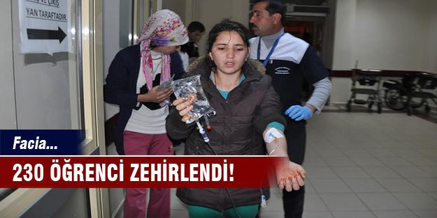 Adıyaman'da 230 öğrenci hastanelik oldu