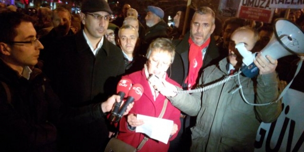 Bursa'da olaylı protesto