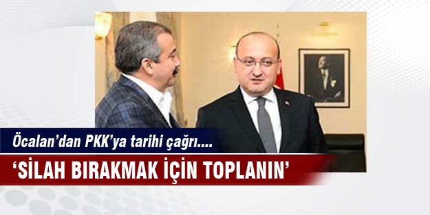 PKK'ya silah bırakma çağrısı!