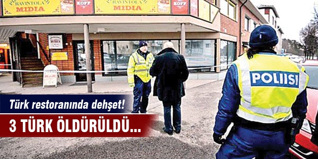 Türk restoranında dehşet!