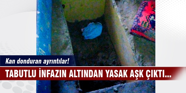 Tabutlu infazın altından yasak aşk çıktı