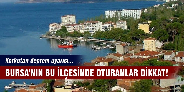 Bursa'nın bu ilçesinde oturanları bekleyen büyük tehlike!