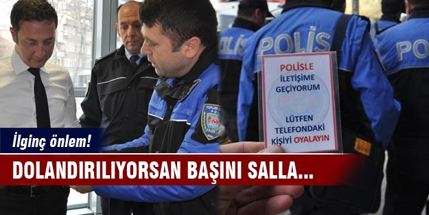Bursa'da telefon dolandırıcılarına karşı ilginç önlem!