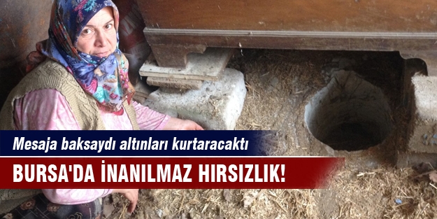 Bursa'da inanılmaz hırsızlık! Samanlıktaki serveti çalındı