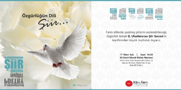 "Dünyanın şiirleri" İstanbul’da okunacak