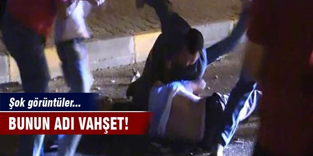 Şok görüntüler! Vurulduktan sonra linç etmeye çalışmışlar...