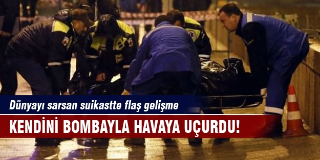 Kendini bombayla havaya uçurudu!