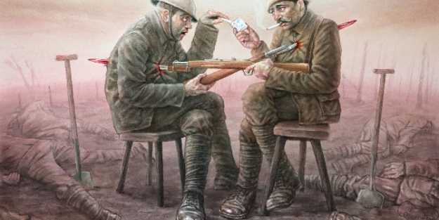 Karikatürlerle Çanakkale