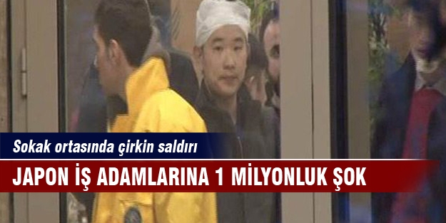 Japon iş adamlarına çirkin saldırı