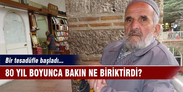 Bursalı mühendis 80 yıl boyunca bakın ne biriktirdi?