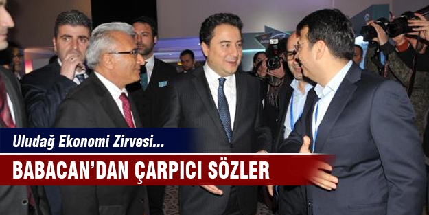 Babacan'dan Bursa'da flaş açıklamalar