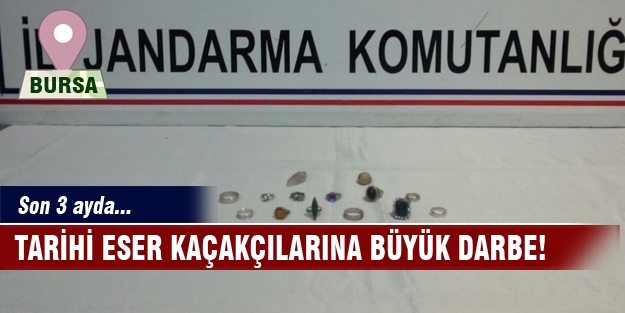 Bursa'da tarihi eser kaçakçılarına büyük darbe!