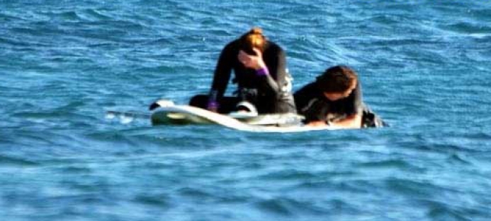 Deniz ortasında kabus!