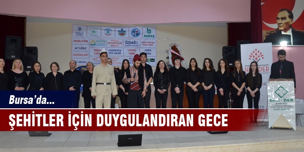 DAĞDER’den şehitler için duygulandıran gece