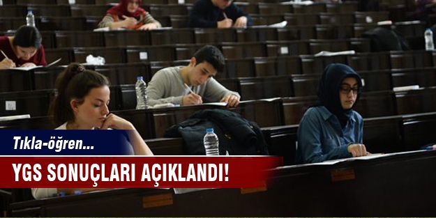 YGS sonuçları açıklandı!