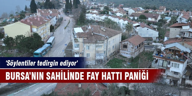 Bursa'da fay hattı paniği vatandaşları tedirgin etti!