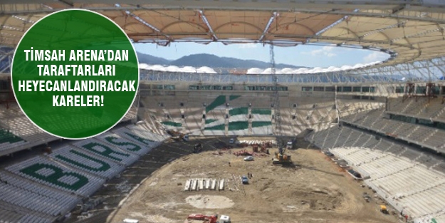 Timsah Arena’dan taraftarları heyecanlandıracak kareler!