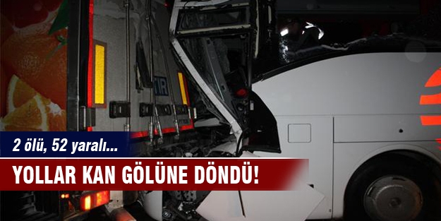 Yollar kan gölüne döndü!