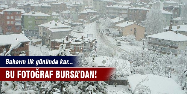 Bursa'ya kar sürprizi