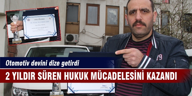 Bursa'da otomotiv devini dize getirdi! 2 yıldır süren hukuk mücadelesini kazandı