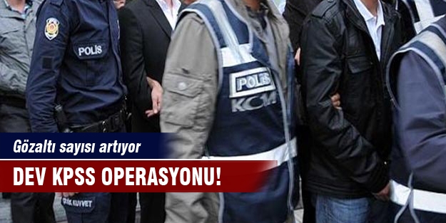 Dev KPSS operasyonu!