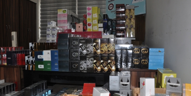 Bursa'da kaçak parfüm operasyonu