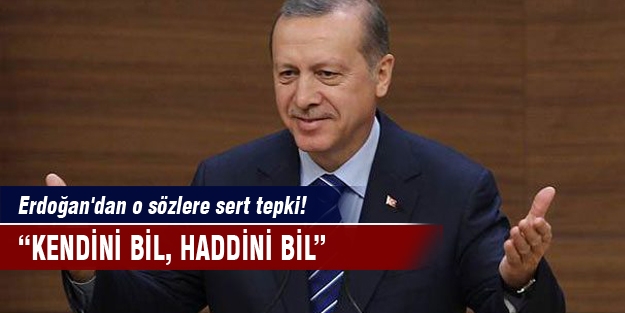 Erdoğan'dan o sözlere sert tepki!
