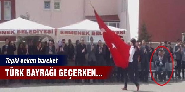 Türk Bayrağı’na saygısızlık iddiası