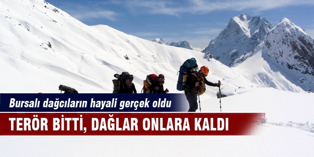 Bursalı dağcıların 'Cilo' hayali gerçek oldu