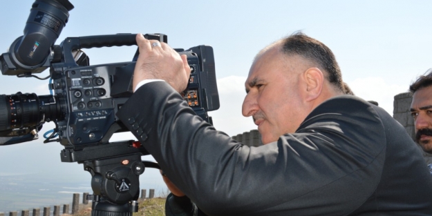 Başkan kamera karşısında