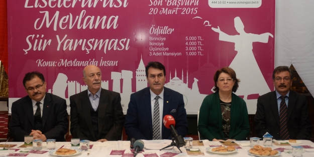 'Liselerarası Mevlana Şiir Yarışması’na büyük ilgi