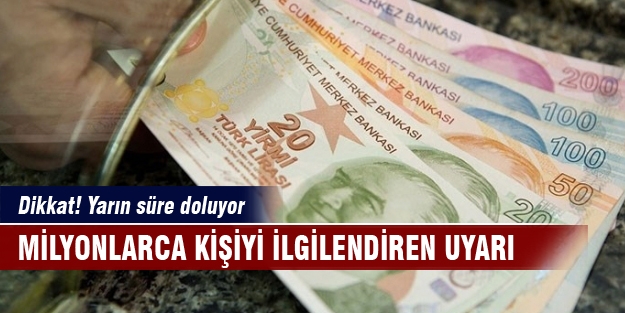 Milyonlarca kişiyi ilgilendiren uyarı