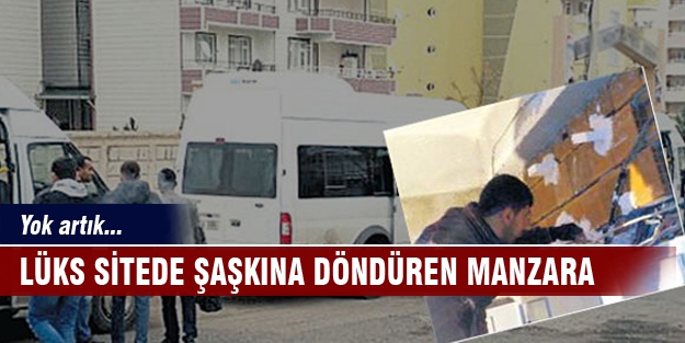 Lüks sitede şaşkına döndüren manzara