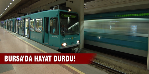 Metro seferleri yapılamıyor!