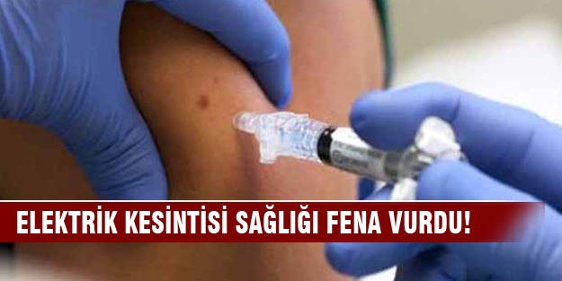Elektrik kesintisi sağlığı fena vurdu!