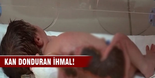 Yeni doğan bebeği ısıtacağız diye yaktılar!