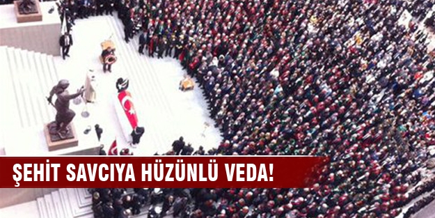Şehit savcıya hüzünlü tören!