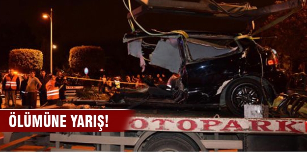 Otomobil yarışı facia ile bitti!